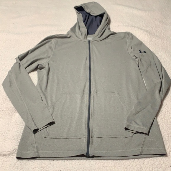 Under Armour Other - Under Armour Men’s Gray Thin Heat Gear Jacket, Like New